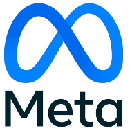 Meta logo, the platform behind Facebook and Instagram advertising