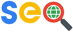 SEO logo with a magnifying glass, the focus of Spacebar's SEO agency Malaysia service